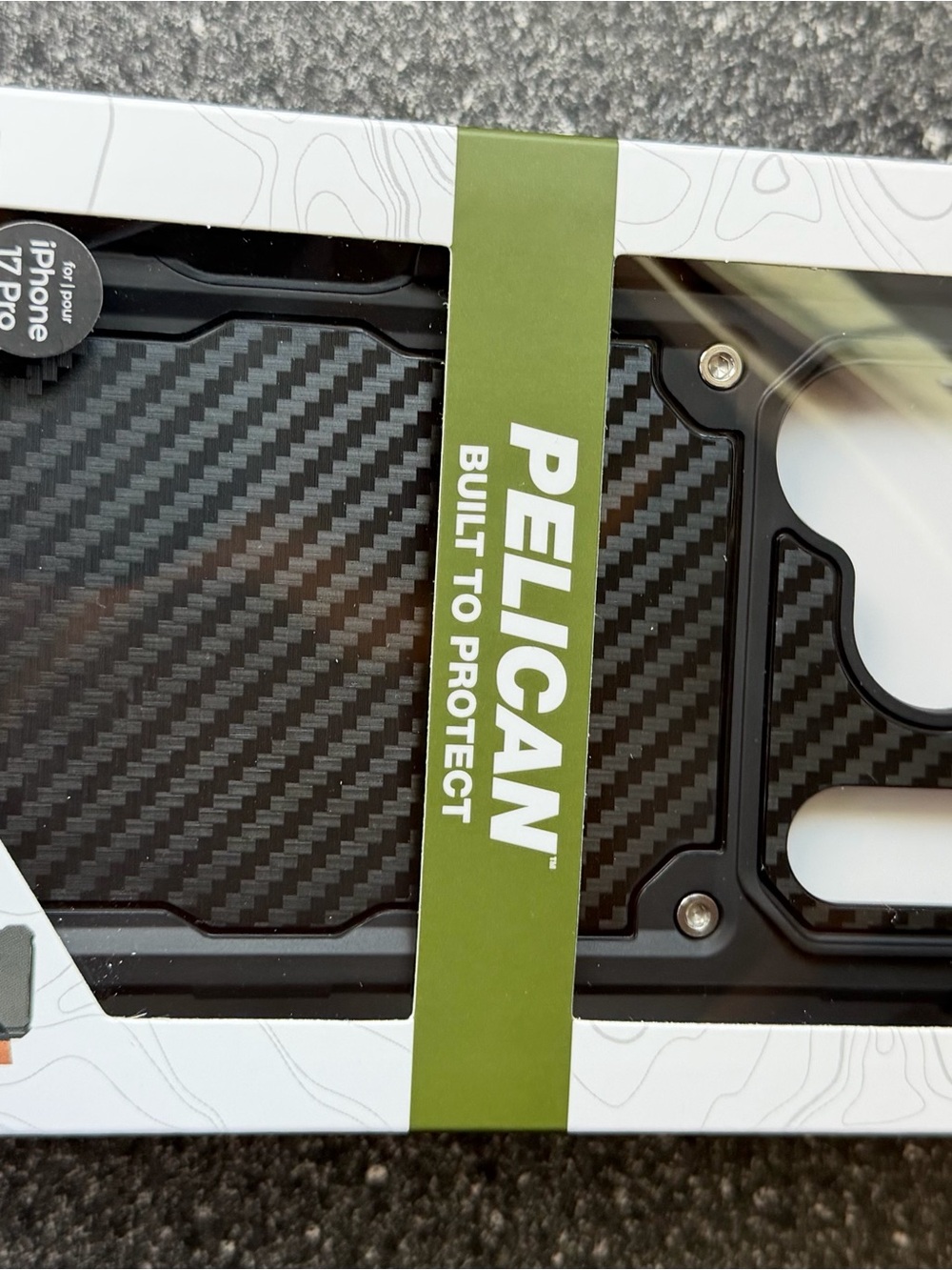 Pelican iPhone 17 Case with Belt-Clip Holster - Olive/Black
